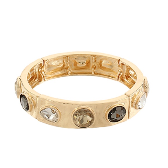 Teardrop & Oval Station Bracelet - Picture 2 of 2